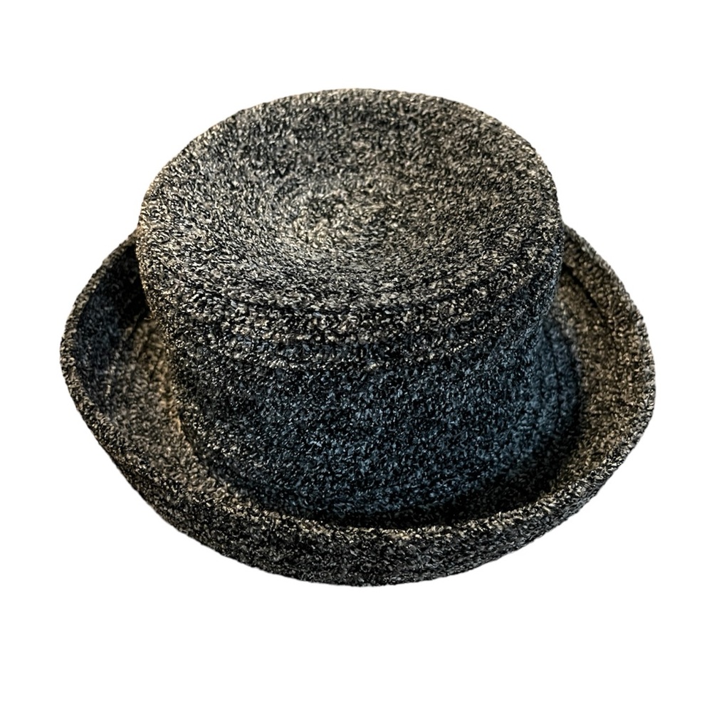 Grey turned up brim. Betmar New York